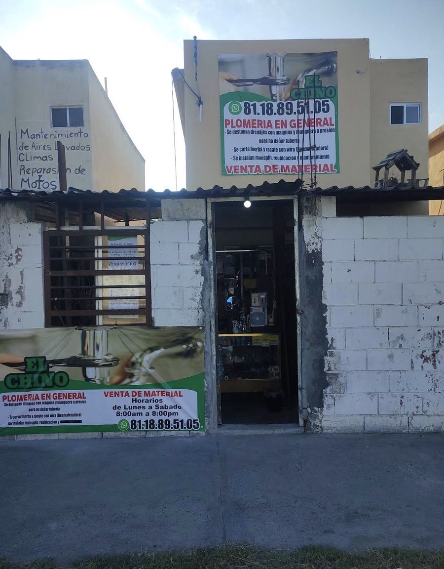 Tienda física El Chino Plomería
